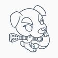 kksubir1.jpg Animal Crossing Totakeke K.K. Slider Chibi Cookie Cutter