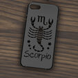 CASE IPHONE 7 Y 8 SCORPIO V1 11.png Case Iphone 7/8 Scorpio sign