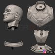 29.JPG Captain America Bust - with 2 Heads from Marvel