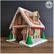 0011B.jpg CHRISTMAS GINGERBREAD HOUSE - NO SUPPORTS!