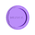 Miranda-LENS-CAP-V1.stl Miranda lens bayonet adapter for M43, Micro four thirds, and rear lens cap
