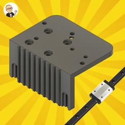 Ender3-X-AXIS-LINEAR-RAIL-UPGRADE-4.png STL file Ender 3 (Pro/V2) X-Axis Linear Rail Upgrade・3D printer model to download
