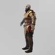 Kratos0015.png Kratos Golden Armor Lowpoly RIgged