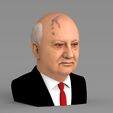 untitled.1764.jpg Mikhail Gorbachev bust ready for full color 3D printing