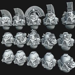 cults.jpg 3D file Angry Marine Helmets・3D printer model to download