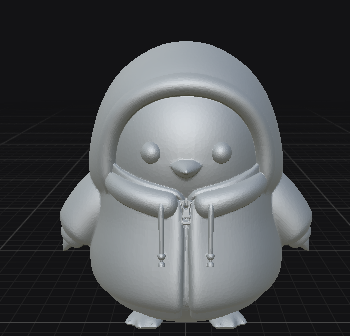 penguin 3D model
