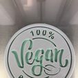 IMG_4352.jpg Fichier STL gratuit Drinkcoaster Vegan・Objet imprimable en 3D à télécharger