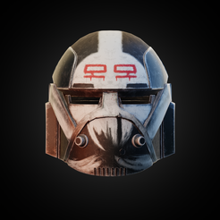 Wrecker_BadBatch_Helmet_1.png STL file The Bad Batch Wrecker Helmet for Cosplay 3D print model・Model to download and 3D print
