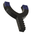 slingshot-01-v2-07.png Slingshot Professional GOBLET EVO WITH CLAMPS Hunting Outdoor Shooting for Adults Powerful Sport Handle High Velocity Catapult Slingshots s-01 3D print and cnc