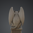 69.png Gargoyle Pedestal Statue – Gothic Winged Creature