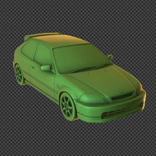 🚗 Honda Civic Type R・ STL File for 3D printing・Cults