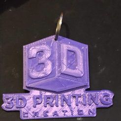 Attachment_1603030162.jpeg Free STL file 3d printing creation keyring・3D print design to download