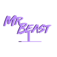 Free STL file Mr. Beast Logo 🎨・3D printer design to download・Cults