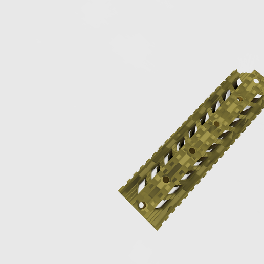 Stl File Airsoft M4 Handguard・3d Printer Model To Download・cults