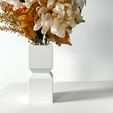 untitled-2109.jpg The Loke Vase, Modern and Unique Home Decor for Dried and Preserved Flower Arrangement  | STL File
