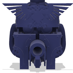 ScreenHunter 494.png Archivo STL gratis Casco 40k Knight Firebreather Pattern・Objeto imprimible en 3D para descargar