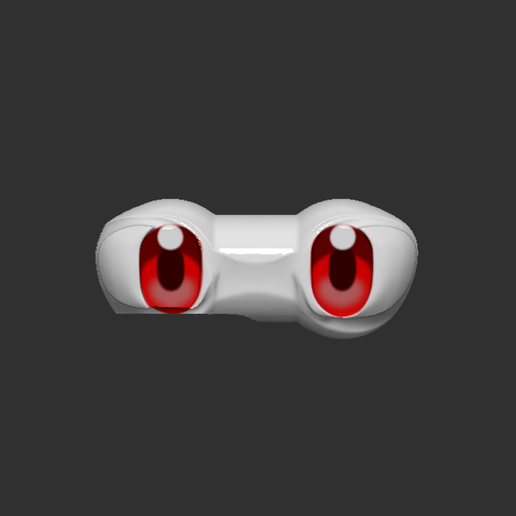 [KABBIT] Sharky, Lil Devil, Toothy Vampire Eye chip (Repaired) 3D model