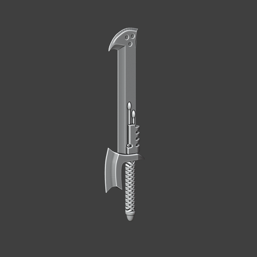 🛰 Space Warriors: Power Cleaver・ 3D File for 3D printing・Cults