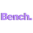 bench logo_obj.obj bench logo