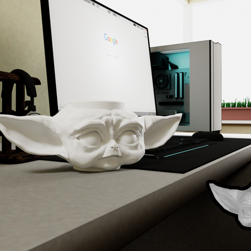 Baby Yoda Cup (Star Wars) 3D model