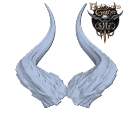 CAMBION-NKD-M-B.png Baldur's Gate 3 CAMBION NKD M B Horns For Cosplay