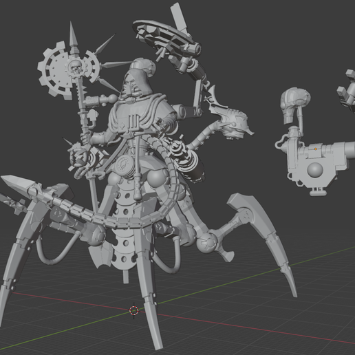 Xenarite Tech-Priest 3D model