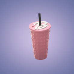 vasollavero.png Free STL file Barbie tumbler keychain・Object to download and to 3D print