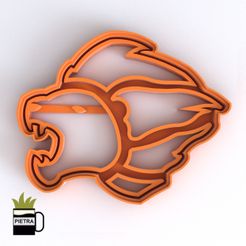 cults4.jpg LOGO DE L'EMPORTE-PIÈCE FONDANT DE LA GARDE DU LION MODÈLE D'IMPRESSION 3D