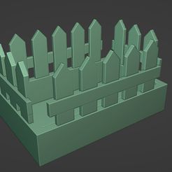 1.jpg Fichier STL Jardinière pour clôture en bois・Design pour impression 3D à télécharger, EngBlendz