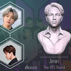 01.jpg STL file Jimin Bust 3D print model・3D printable model to download
