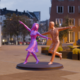 Untitled6.png Minimalist Dancing Couple Figure | Abstract Love Sculpture (3D Print STL), La La Land, lalaland, La La Land movie,