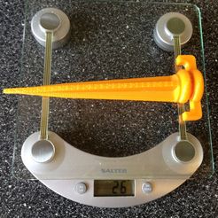 IMG_3929_display_large.jpg Free STL file Tent peg and cable spike for soft ground (Glow In The Dark)・3D printer model to download