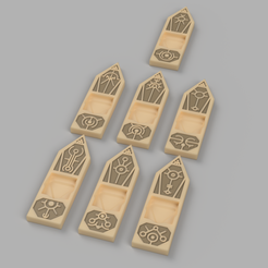 Wound Marker v23.png Free 3D file Necron Wound Markers for Warhammer 40k・3D printing idea to download