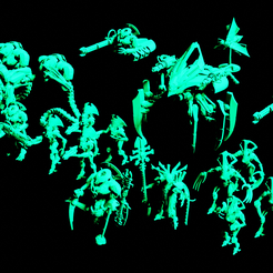 vexersgroupshot.png Бесплатный STL файл Неживые космические роботы Полная армия・3D-печатный объект для загрузки