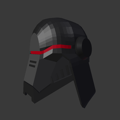 Screenshot_194.png Бесплатный STL файл Star Wars Second Sister Helmet・Дизайн 3D-принтера для скачивания