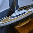 DSC_0334.jpg Modell Segelboot / Yacht - 50cm langer Rumpf