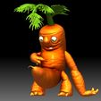 Carrot Monster 3d printable model STL file.jpg Carrot Funny Monster 3D printable idea for 3d printing