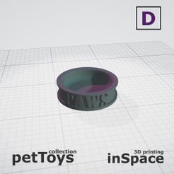 2.jpg Pet - Dog - Cat - Bowl - customized - Paws