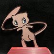 tempImage2h8BFD.jpg Pokemon TCG Mew Display Stand - PSA card holder version