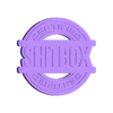 Certified Shitbox Charm single sided.stl Certified Sh*tbox Charm - JCreateNZ