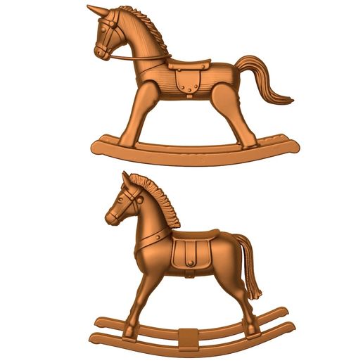 Rocking Horse / Rocking Chair / Rocking Horse stl / Rocking Horse printer / horse stl / toy horse