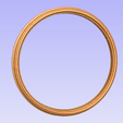 Capture3.png Runde Rahmendatei für Bild, Foto oder Spiegel - STL-Datei für CNC-Schnitt, 3D-Druck, Artcam, Aspire, Cut3D