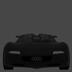 black-front.png file Audi・3D print object to download, brunanania