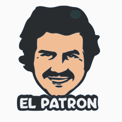 imagen_2023-11-06_214015000.png Pablo Emilio Escobar keychain/keychain EL PATRON