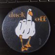 duck-off.jpg Duck Off - Lustige Mittelfinger-Ente 3D Modell STL