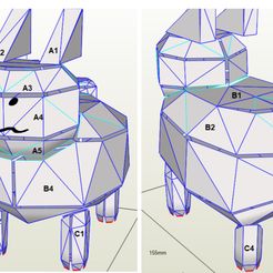 Gubby Forsaken Papercraft
