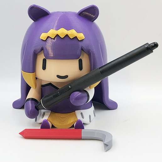 🖊️ Hololive EN Smol Ina Pen Holder・ 3D File for 3D