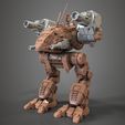 for tinghiverse 6.jpg Free STL file Mechwarrior Catapult Assembly Model warfare set・3D printable object to download