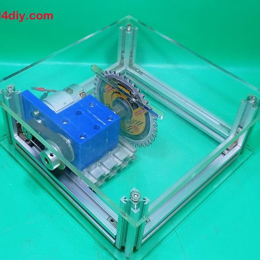 DIY Circular Table Saw 3D Printer 775 Motor Homemade