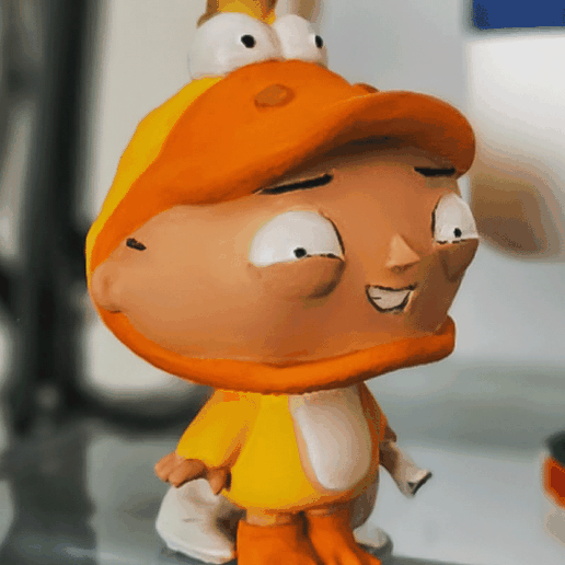 Stewie in Duck Costume